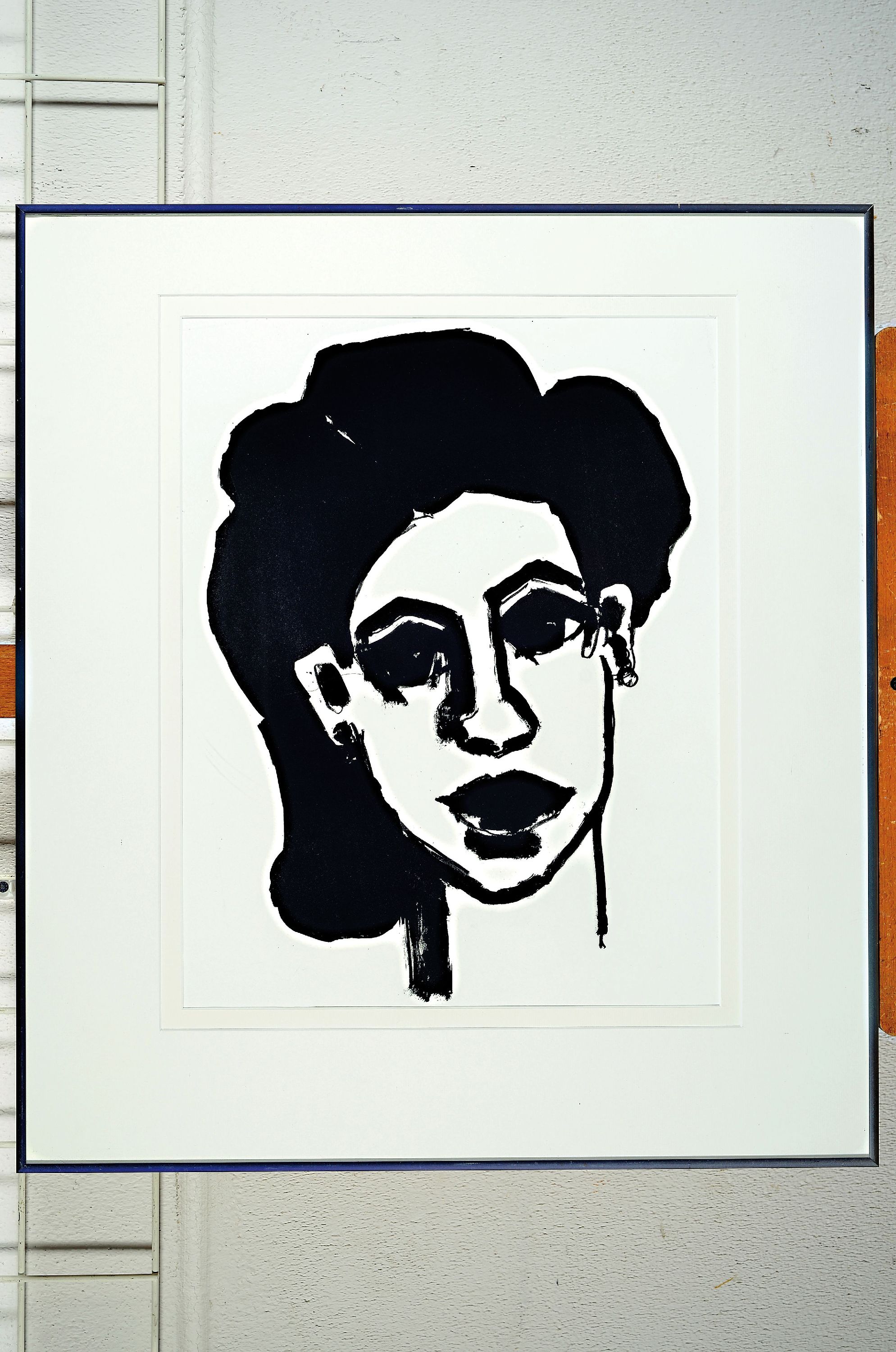 Detail k: Gernot Kissel, 1939 Worms-2008, Sonja, Lithographie, unsign., aus dem Nachlaß stammend, ca. 48x37cm, PP, u.Gl., R. ca. 67x60cm