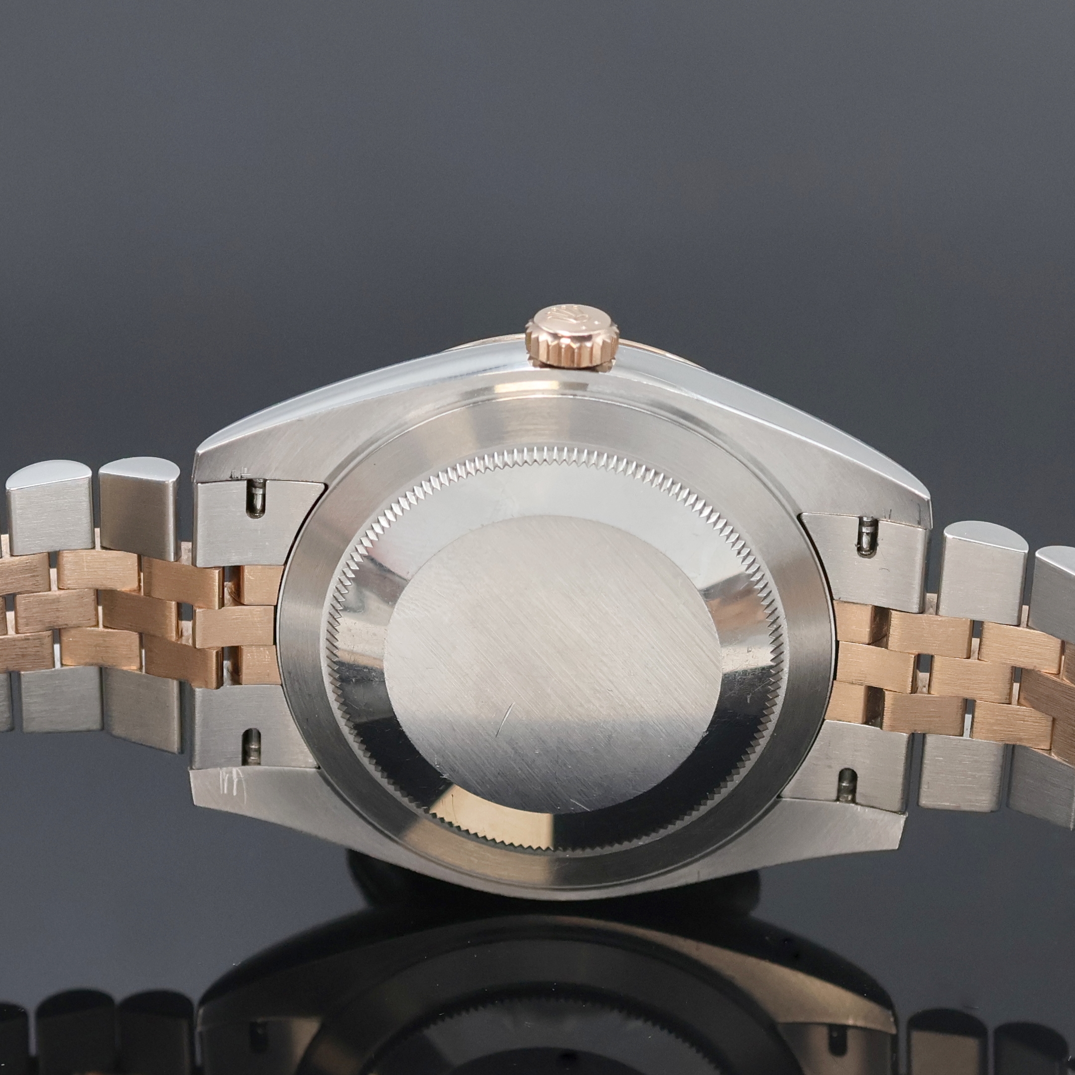 Detail d: ROLEX Herrenarmbanduhr Oyster Perpetual Datejust 41 Referenz 126331, Automatik, Schweiz um 2020, Chronometer der Superlative in Edelstahl/Roségold ...