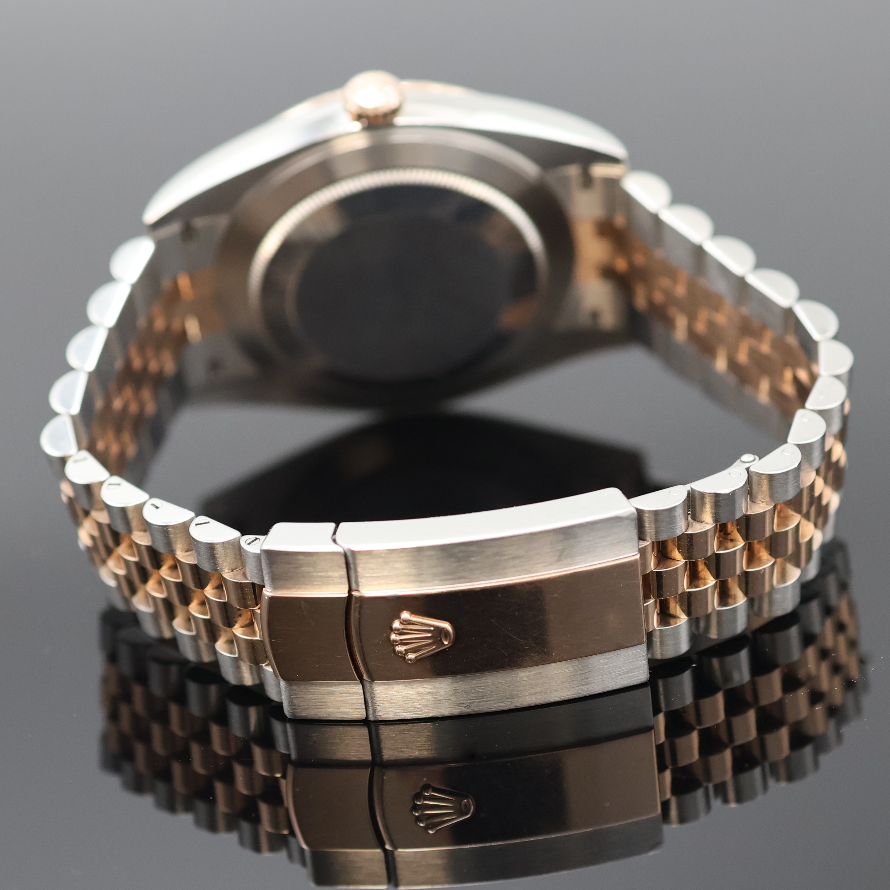 Detail g: ROLEX Herrenarmbanduhr Oyster Perpetual Datejust 41 Referenz 126331, Automatik, Schweiz um 2020, Chronometer der Superlative in Edelstahl/Roségold ...