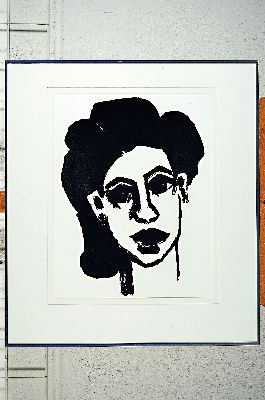 26945267k - Gernot Kissel, 1939 Worms-2008, Sonja, Lithographie, unsign., aus dem Nachlaß ...