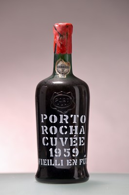 Image 26945380 - 1. Fl. 1959 Porto Rocha Cuveé, , Vielli en Fût, num.80553, Wachskapsel, ...