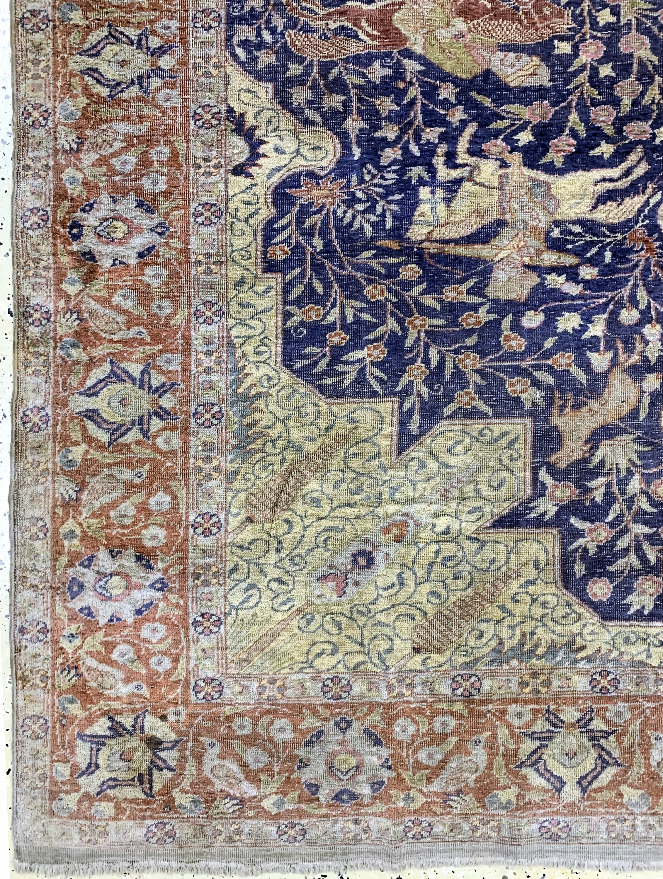 Detail b: Kayseri Flosch antik, Türkei, um 1900, Wolle auf Baumwolle, ca. 295 x 197 cm, EHZ: 3