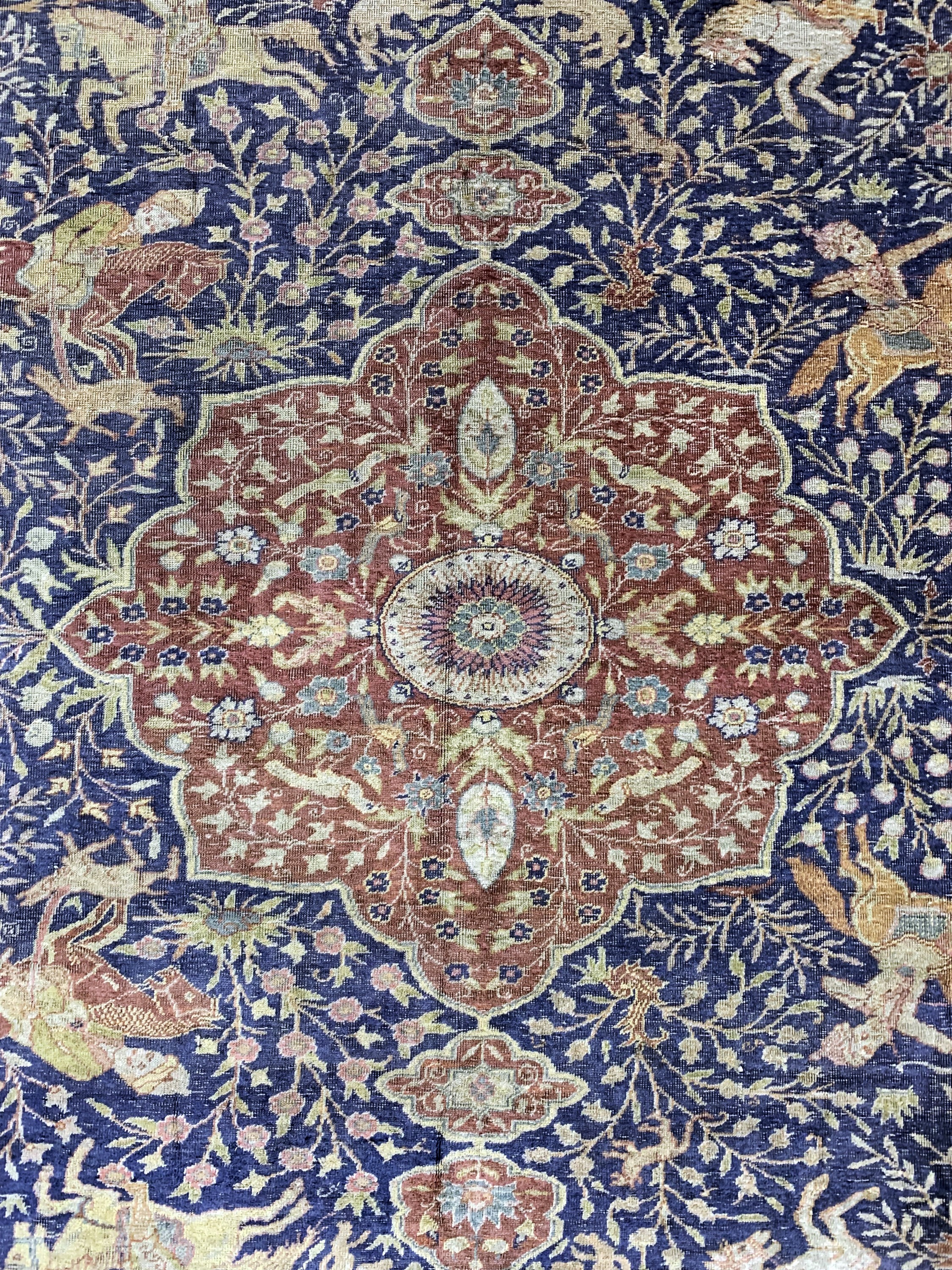 Detail c: Kayseri Flosch antik, Türkei, um 1900, Wolle auf Baumwolle, ca. 295 x 197 cm, EHZ: 3