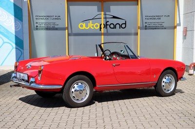 26945549d - Alfa Romeo Giulietta 1300 Spider Veloce Serie 10103 mit 2 Weber Doppelvergasern, ...