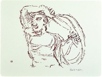 Image Oskar Kokoschka, 1886 Pöchlarn-1980 Montreux, Kieger, Lithographie auf ...
