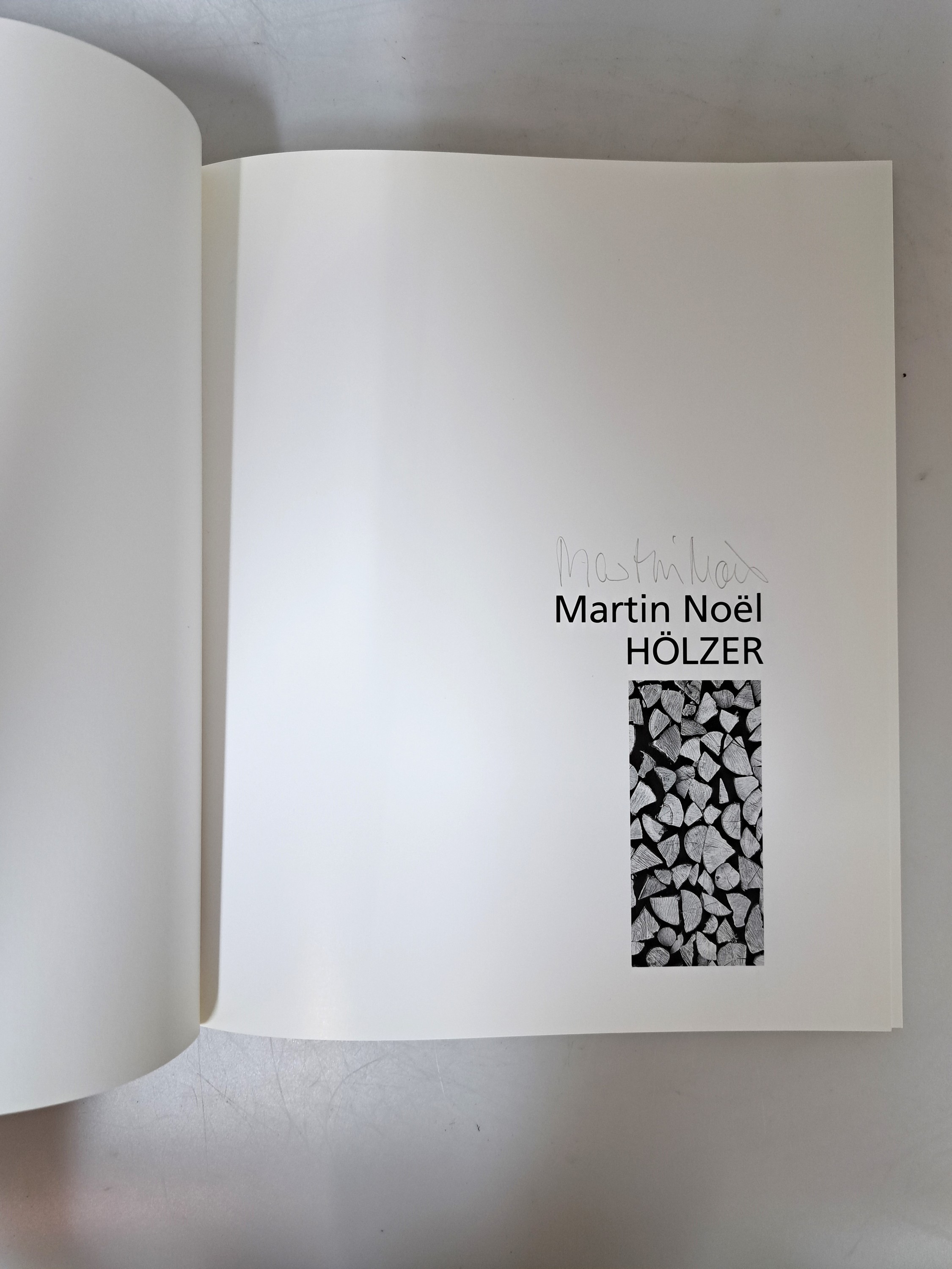 Detail m: Martin Noel, 1956 Berlin-2010 Bonn, Brehme/Croy, Farbholzschnitt von 1996, signiert und datiert, ca. 73x47cm, u.Gl., R. ca. 108x76cm, dazu Buchband: ...