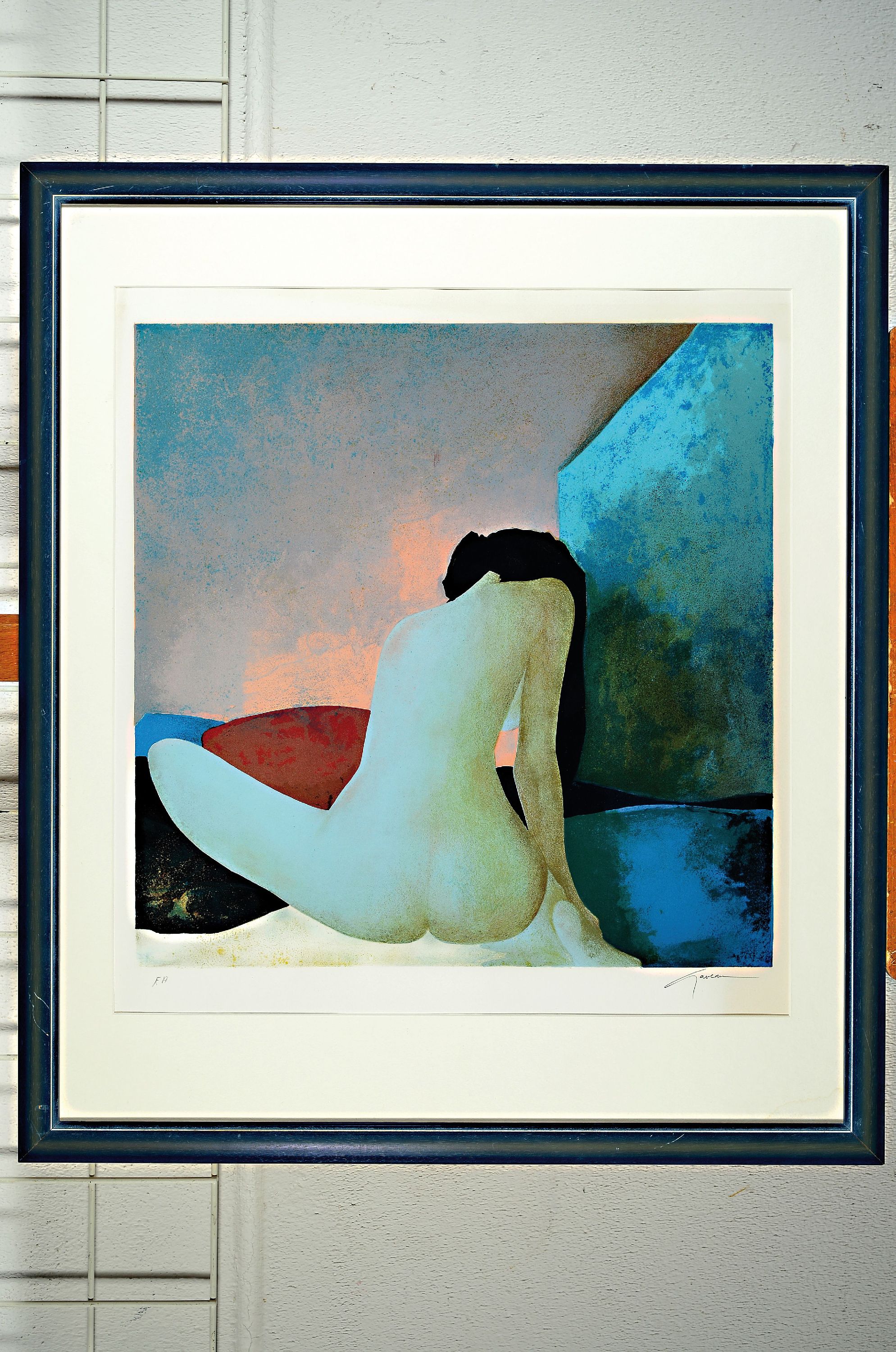 Detail k: Claude Gaveau, geb. 1940 Neuilly-sur-Seine- 2021, Nu feminin, Farblithographie, handsign. und bez. e.a., ca. 48x47cm, PP, u.Gl., R. ca. 45x65cm