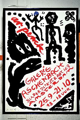 26946072k - A.R. Penck, 1939 Dresden-2017 Zürich, Plakat zur Ausst. Galerie Aschenbach, ...