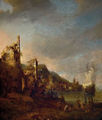 Image 26946197 - Jan Abrahamz Beerstraten, 1622 Amsterdam - 1666, bedeutender niederländischer ...