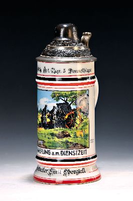 Image Reservistenkrug Donaueschingen, Deutsche Wehrmacht, 30er Jahre, "Stab. I Abtlg. ...