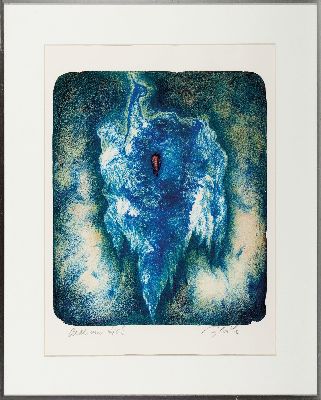 26946371m - Jan Blaha, geb. 1961, zugeschrieben, 4 Farblithographien, metamorphe Fischgestalten, ...