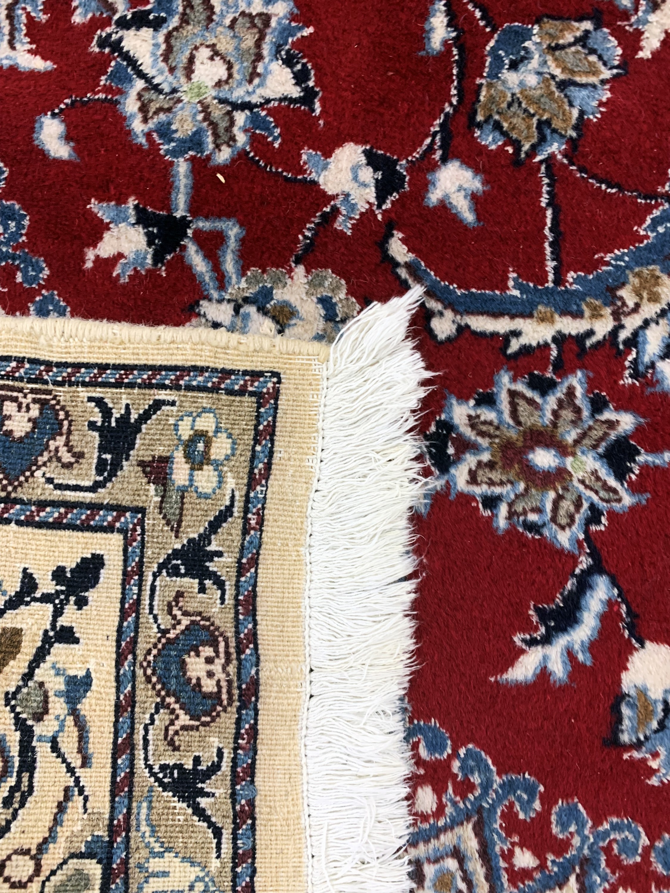Detail g: Nain, Persien, Ende 20.Jhd, Wolle auf Baumwolle, ca. 296 x 198 cm, gereinigt, EHZ: 2
