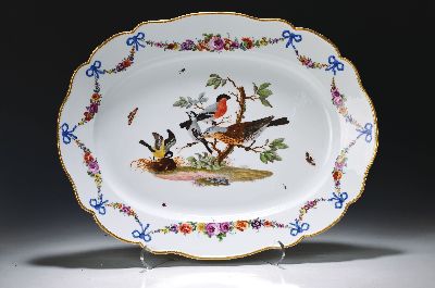 Image Monumentale Servierplatte, Meissen, Marcolini, um 1774-1814, qualitätvolle ...