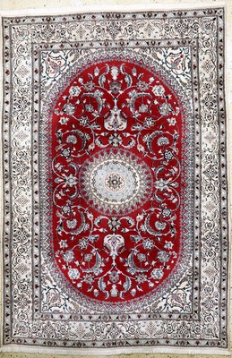 Image Nain, Persien, Ende 20.Jhd, Wolle auf Baumwolle, ca. 296 x 198 cm, gereinigt, EHZ: 2