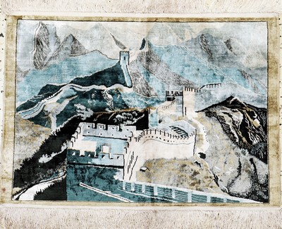 Image Peking Seide fein, China, Mitte 20.Jhd, reine Naturseide, ca. 64 x 90 cm, EHZ: 2
