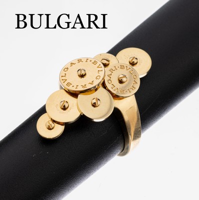 Image 26947999 - 18 kt Gold BULGARI Ring, aus der CICLADI Serie, GG 750/000, aus 8 runden drehbaren ...