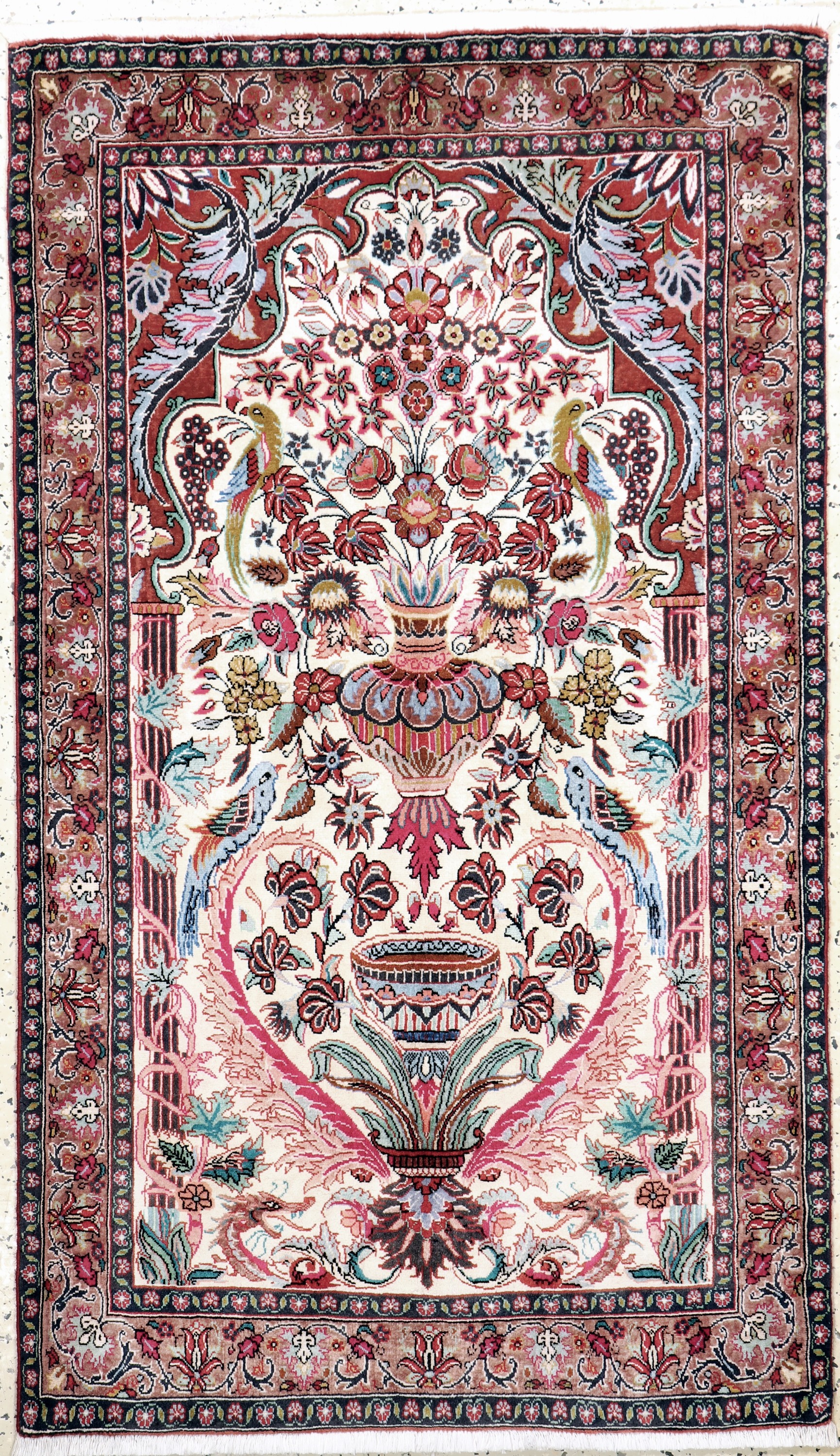 Bidjar fein, Persien, Ende 20.Jhd, Wolle auf Baumwolle, ca. 152 x 92 cm, gereinigt, EHZ:(nahezu neuwertig)