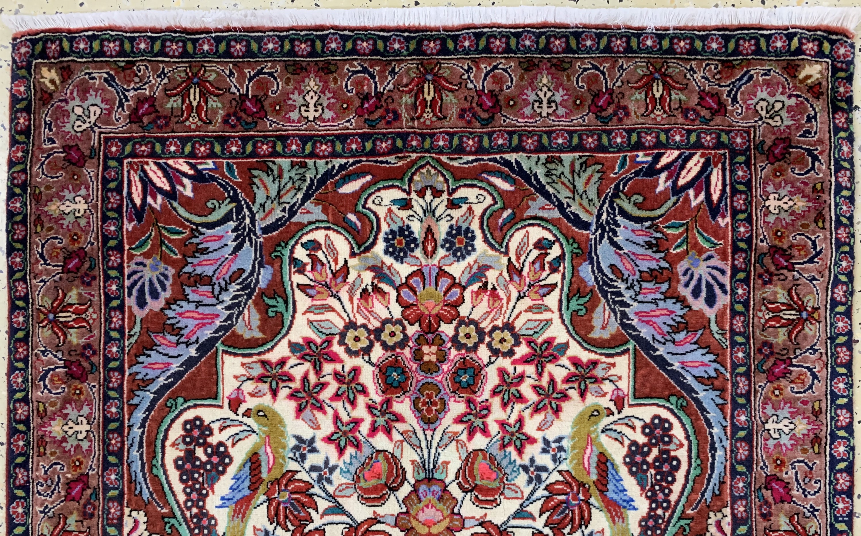 Detail a: Bidjar fein, Persien, Ende 20.Jhd, Wolle auf Baumwolle, ca. 152 x 92 cm, gereinigt, EHZ:(nahezu neuwertig)