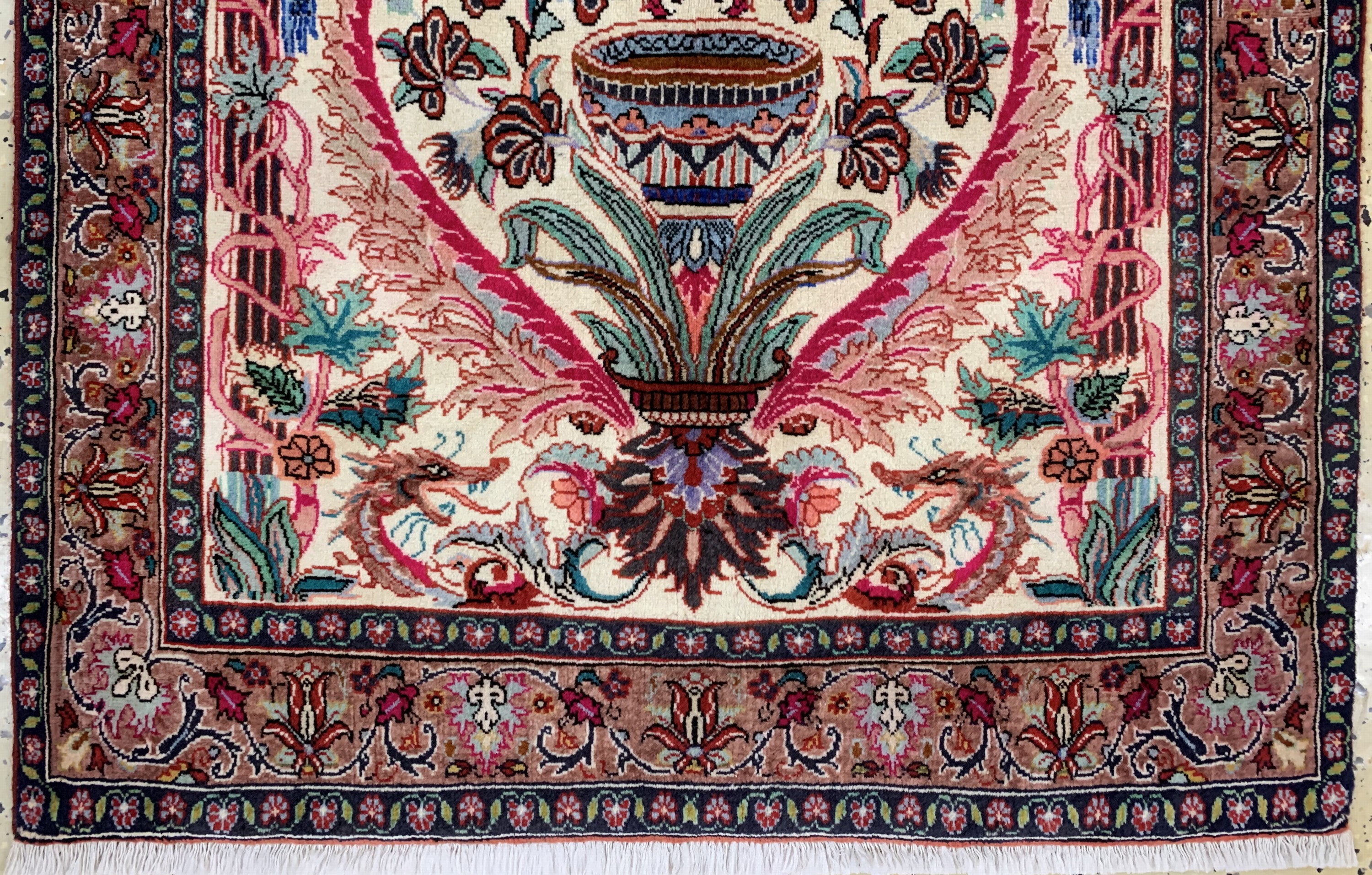 Detail c: Bidjar fein, Persien, Ende 20.Jhd, Wolle auf Baumwolle, ca. 152 x 92 cm, gereinigt, EHZ:(nahezu neuwertig)
