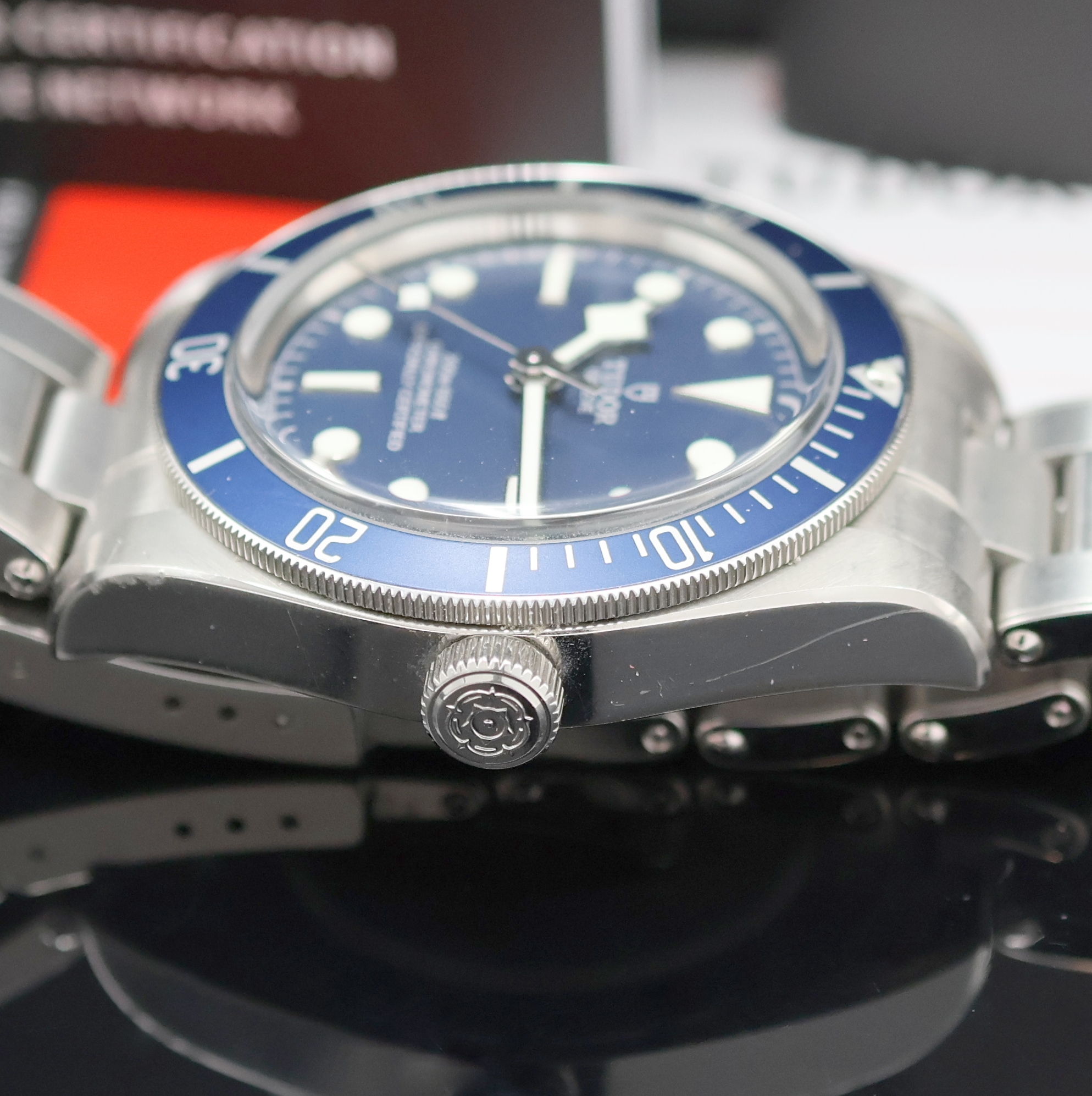 Detail c: TUDOR Herrenarmbanduhr Black Bay Fifty-Eight Referenz 79030B, Automatik, Chronometer in Edelstahl inkl. orig. Gliederband m. Faltschl., Boden und ...
