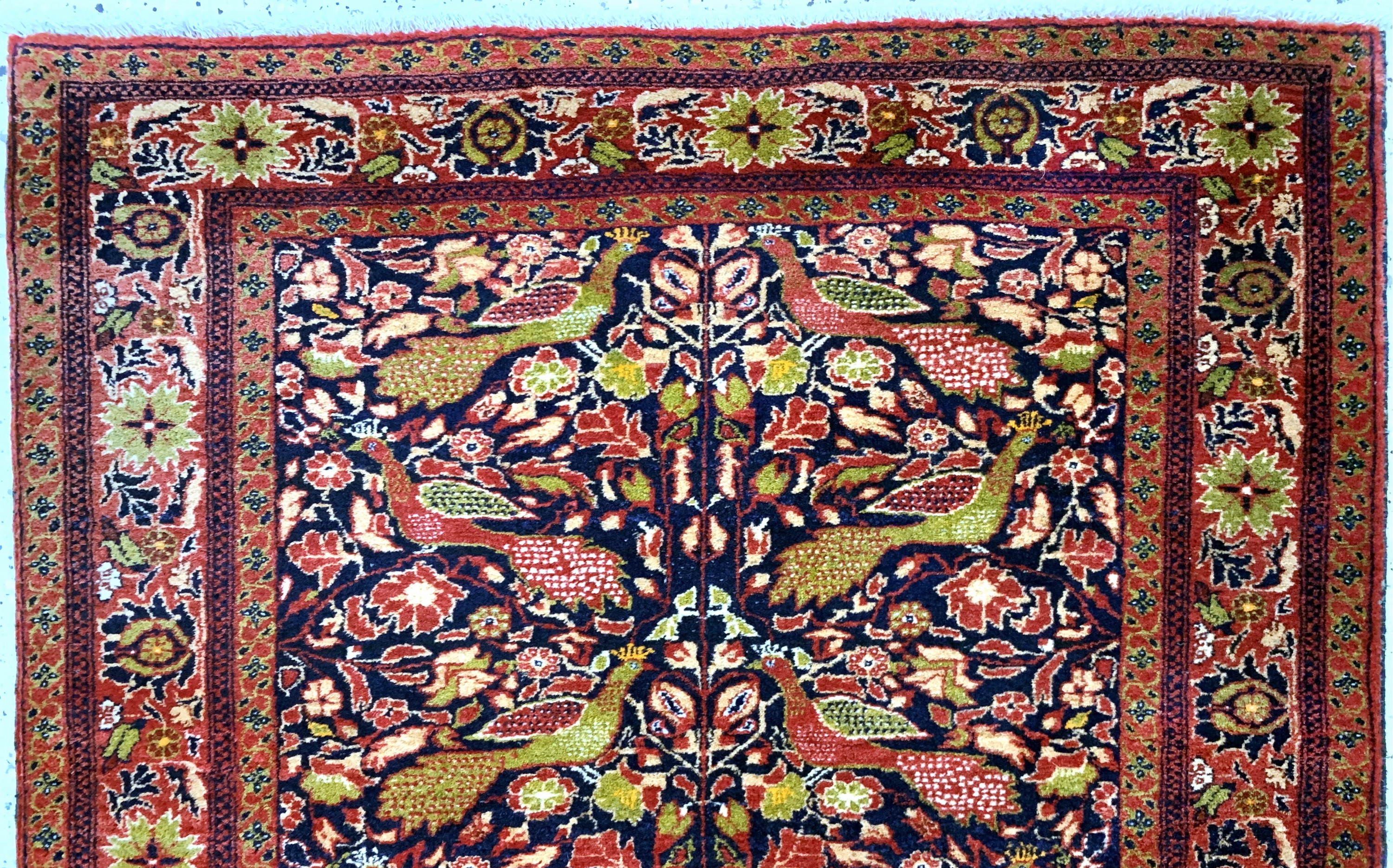 Detail a: Belutsch, Persien, Mitte 20.Jhd, Wolle auf Baumwolle, ca. 203 x 105 cm, gereinigt, EHZ: 1-2