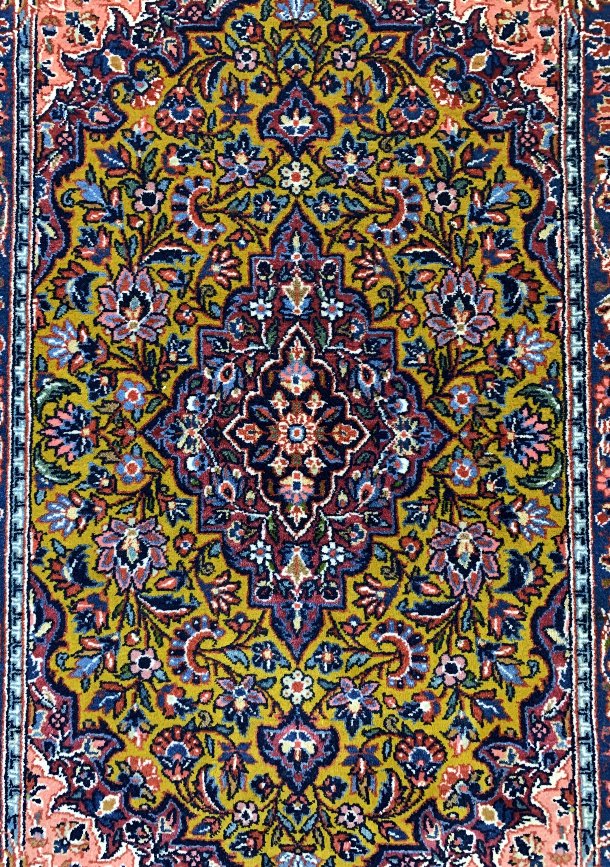 Detail a: Ein Paar Keschan Kork, Persien, Anfang 20.Jhd, Korkwolle auf Baumwolle, ca. 90 x 64 cm, gereinigt, EHZ: 1-2