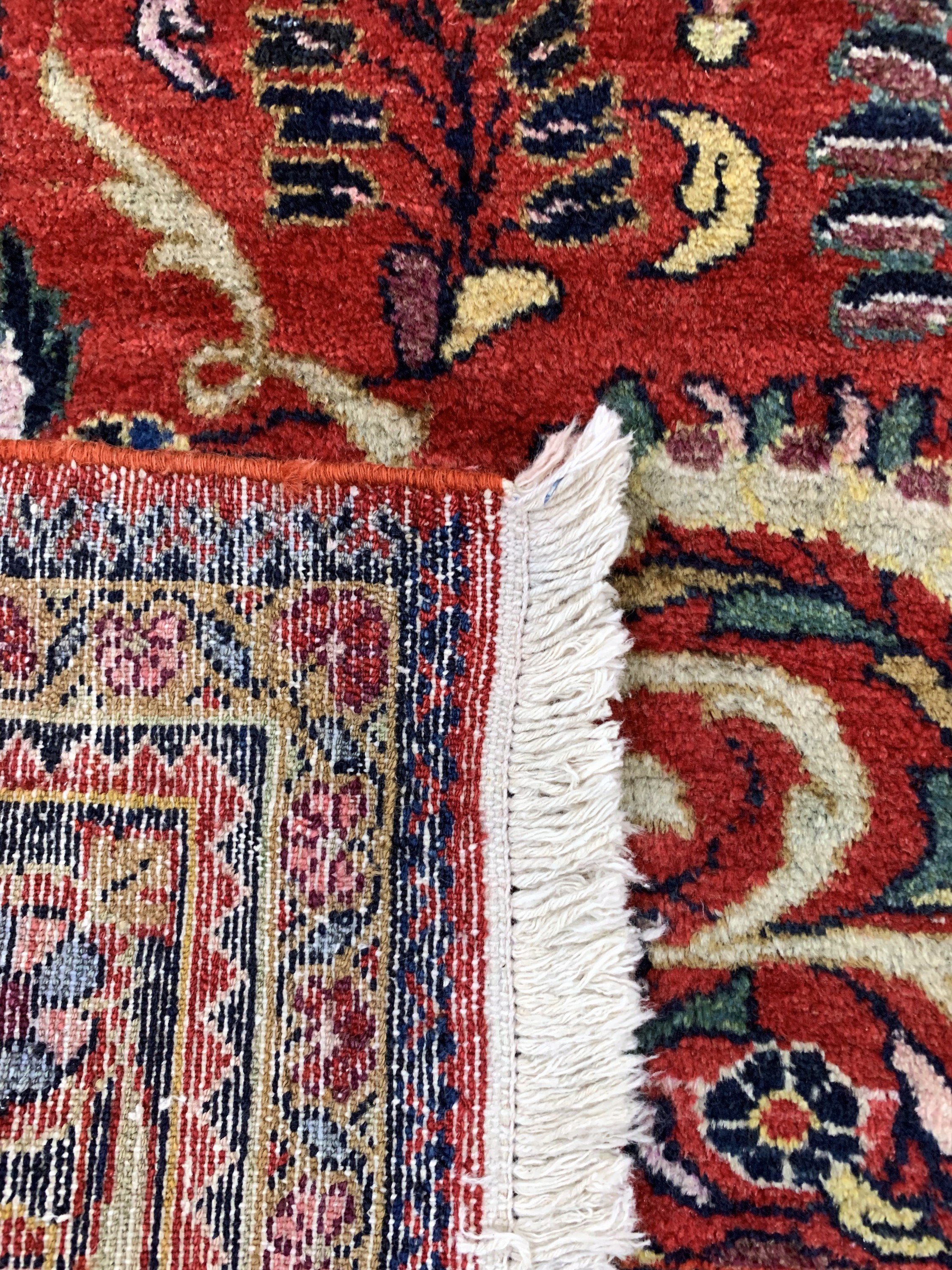 Detail e: Lilian alt, Persien, Mitte 20.Jhd, Wolle auf Baumwolle, ca. 210 x 162 cm, gereinigt, EHZ: 1-2