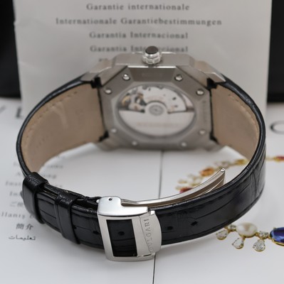26948182b - BULGARI Octo Herrenarmbanduhr Referenz BGO 38 S, Automatik, Edelstahlgeh. inkl. orig. ...