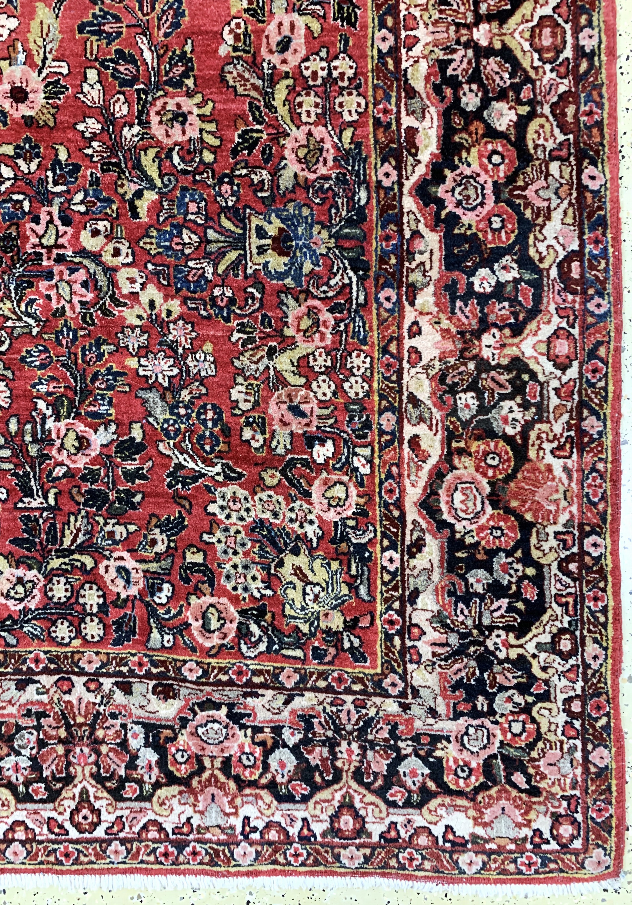 Detail a: Us Re-Import Sarogh, Persien, Anfang 20.Jhd, Wolle auf Baumwolle, ca. 280 x 190 cm,gereinigt, EHZ: 2