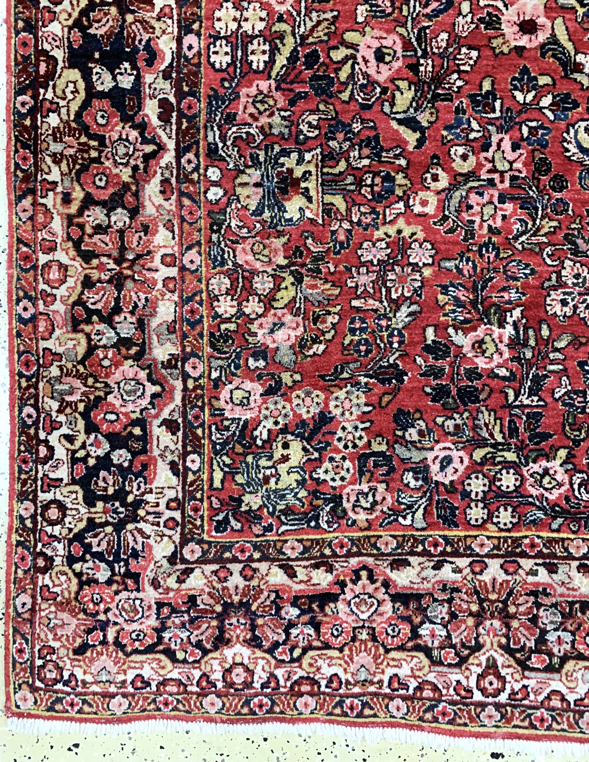 Detail b: Us Re-Import Sarogh, Persien, Anfang 20.Jhd, Wolle auf Baumwolle, ca. 280 x 190 cm,gereinigt, EHZ: 2