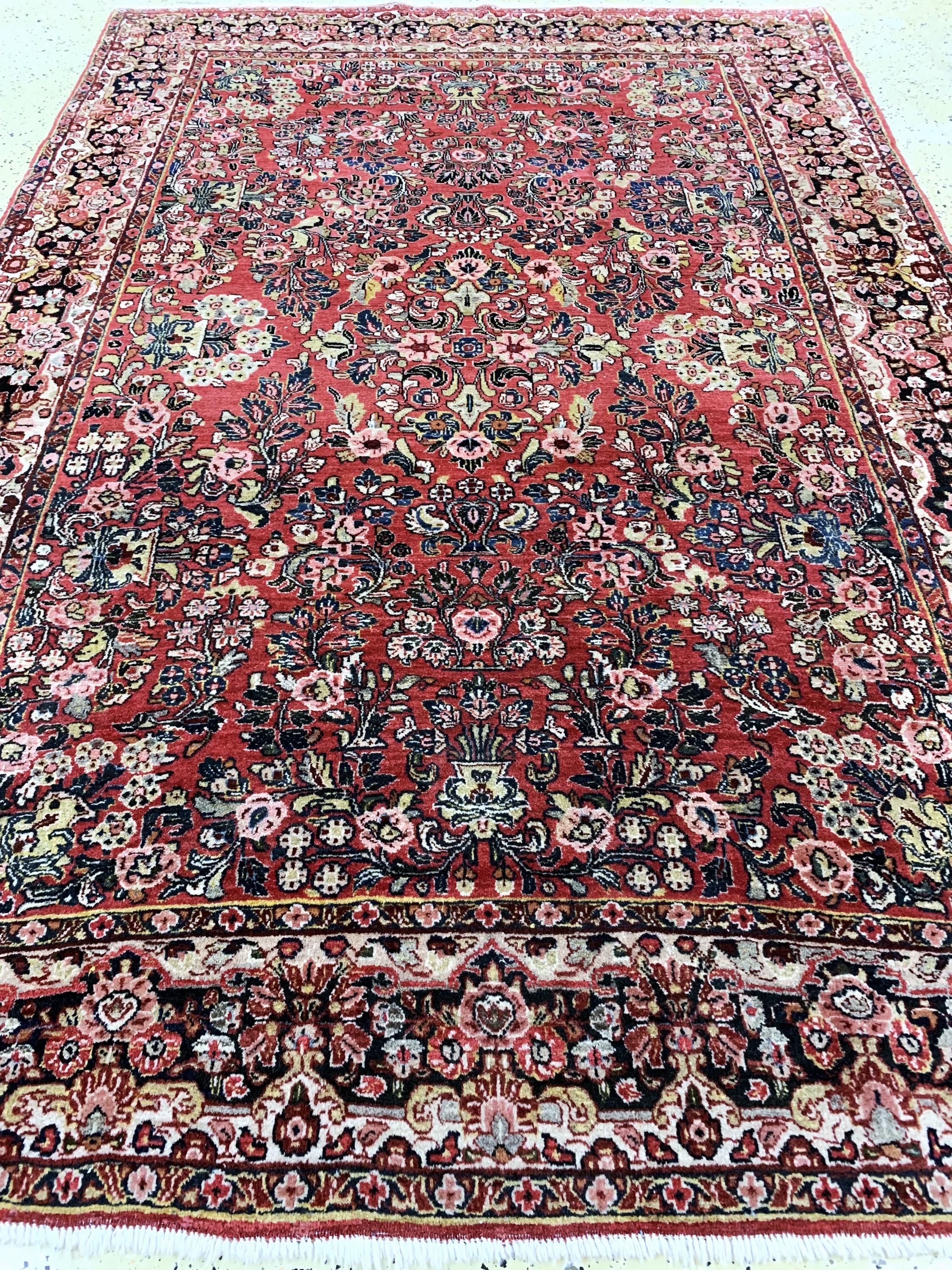 Detail f: Us Re-Import Sarogh, Persien, Anfang 20.Jhd, Wolle auf Baumwolle, ca. 280 x 190 cm,gereinigt, EHZ: 2