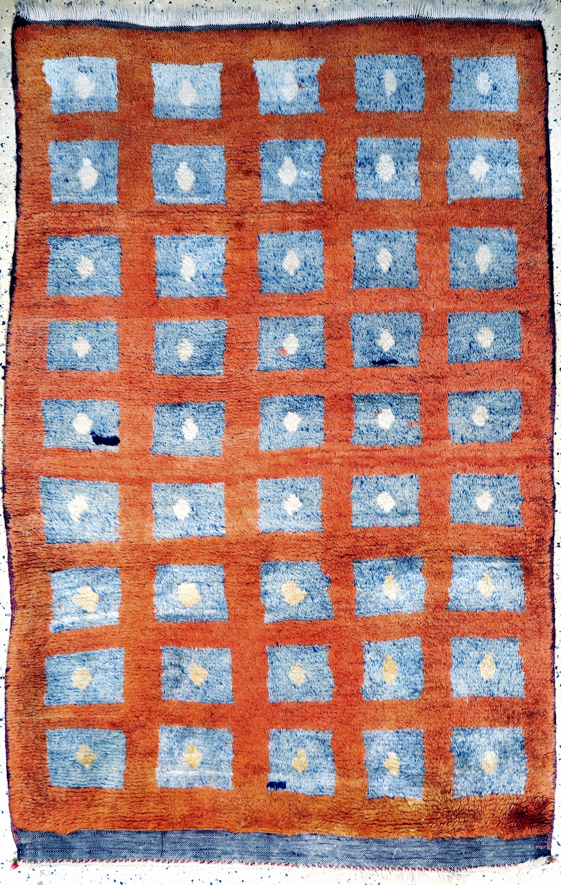 Hirtenteppich alt, Türkei, Mitte 20.Jhd, Wolle auf Wolle, ca. 165 x 110 cm, EHZ: 1-2(kleine restaurierungen).