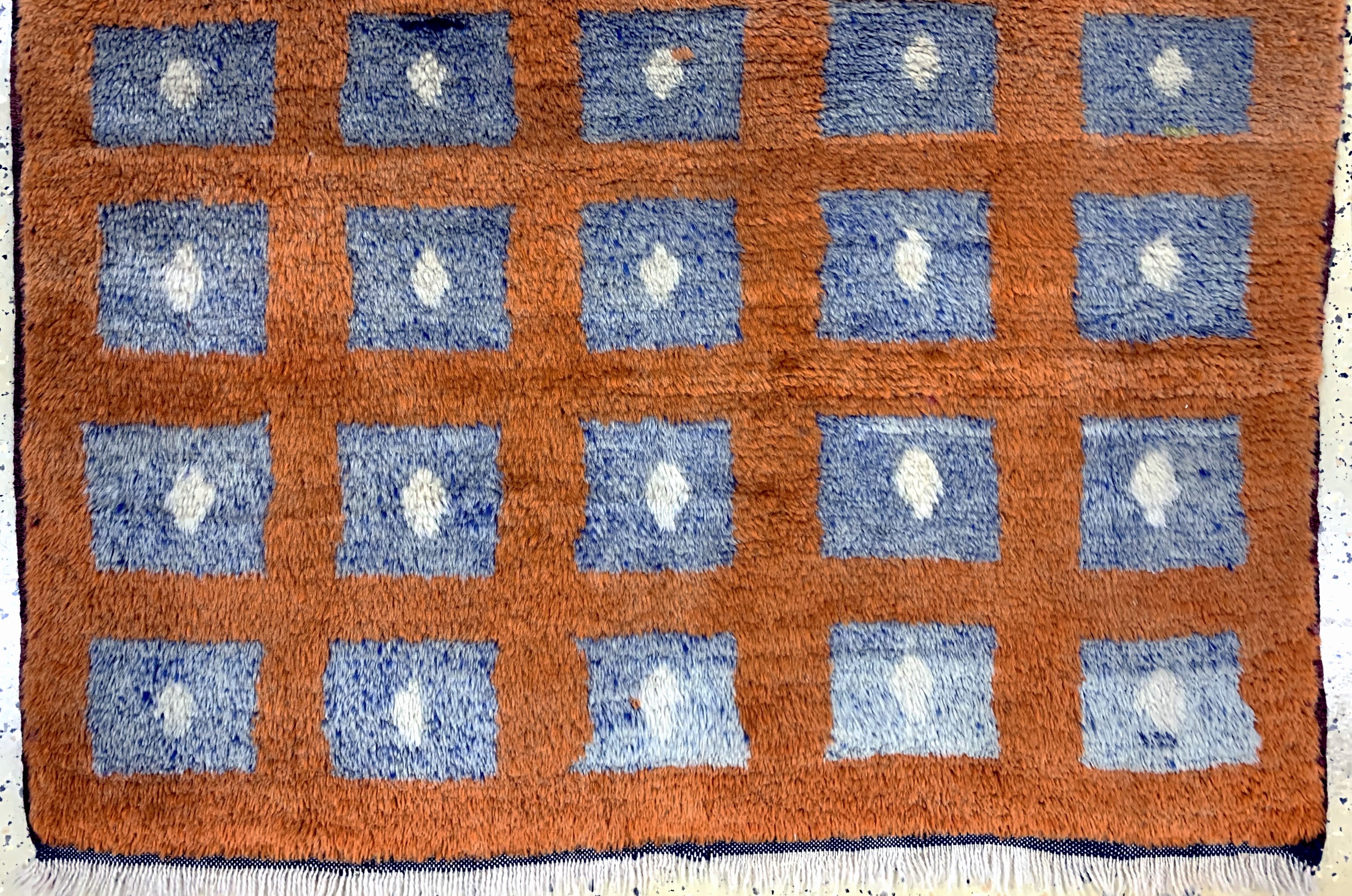 Detail c: Hirtenteppich alt, Türkei, Mitte 20.Jhd, Wolle auf Wolle, ca. 165 x 110 cm, EHZ: 1-2(kleine restaurierungen).