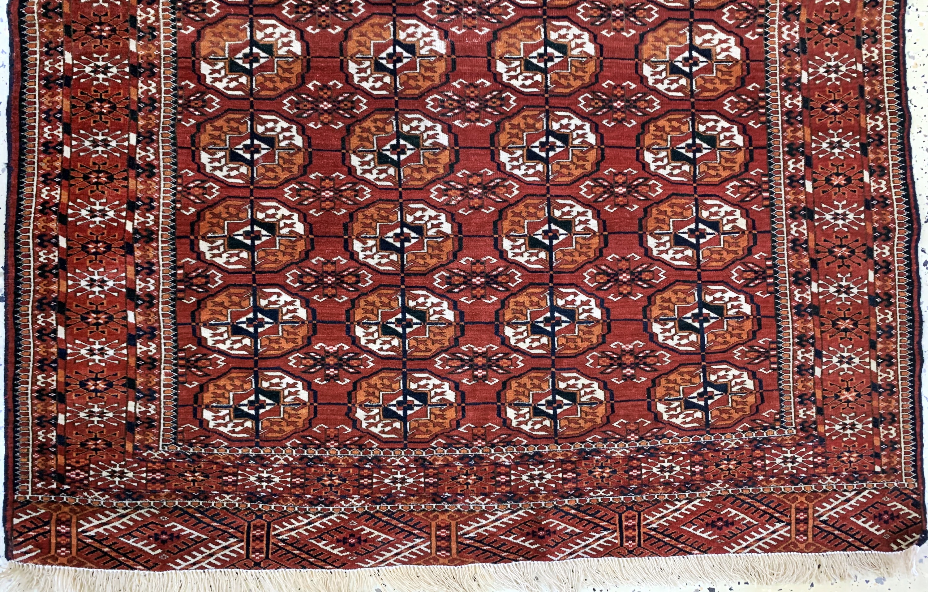 Detail c: Buchara alt, Rußland, Mitte 20.Jhd, Wolle auf Wolle, ca. 165 x 126 cm, EHZ: 2
