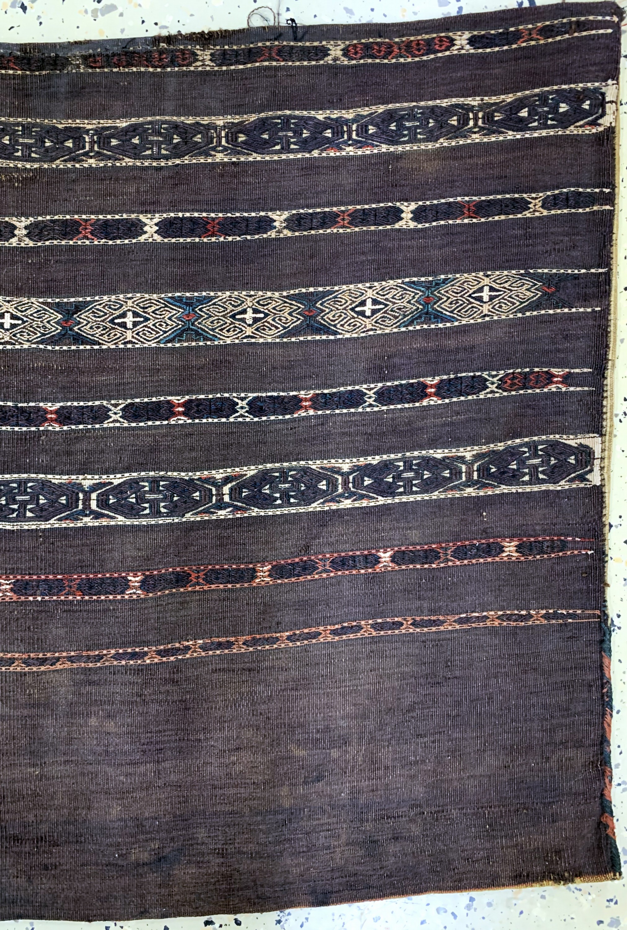 Detail a: 2 Lots AK-Tschowal antik, Turkmenistan, um 1900, Wolle auf Wolle, ca. 120 x 80 cm, EHZ: 3