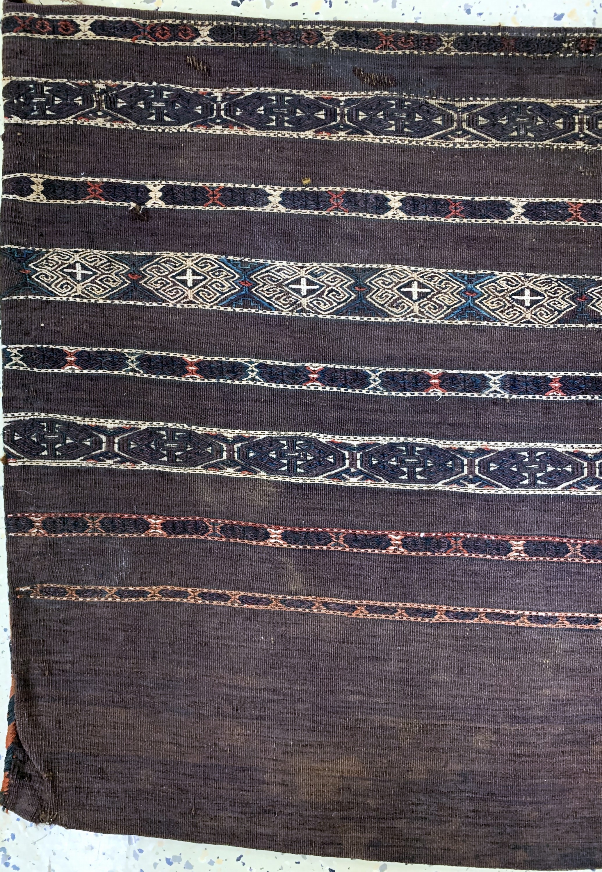 Detail b: 2 Lots AK-Tschowal antik, Turkmenistan, um 1900, Wolle auf Wolle, ca. 120 x 80 cm, EHZ: 3