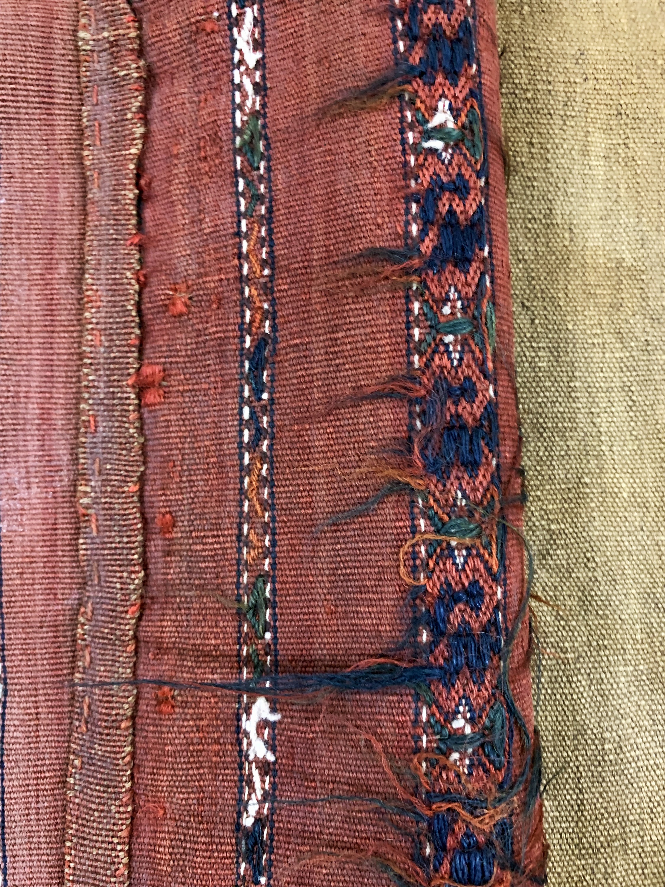 Detail f: 2 Lots AK-Tschowal antik, Turkmenistan, um 1900, Wolle auf Wolle, ca. 120 x 80 cm, EHZ: 3