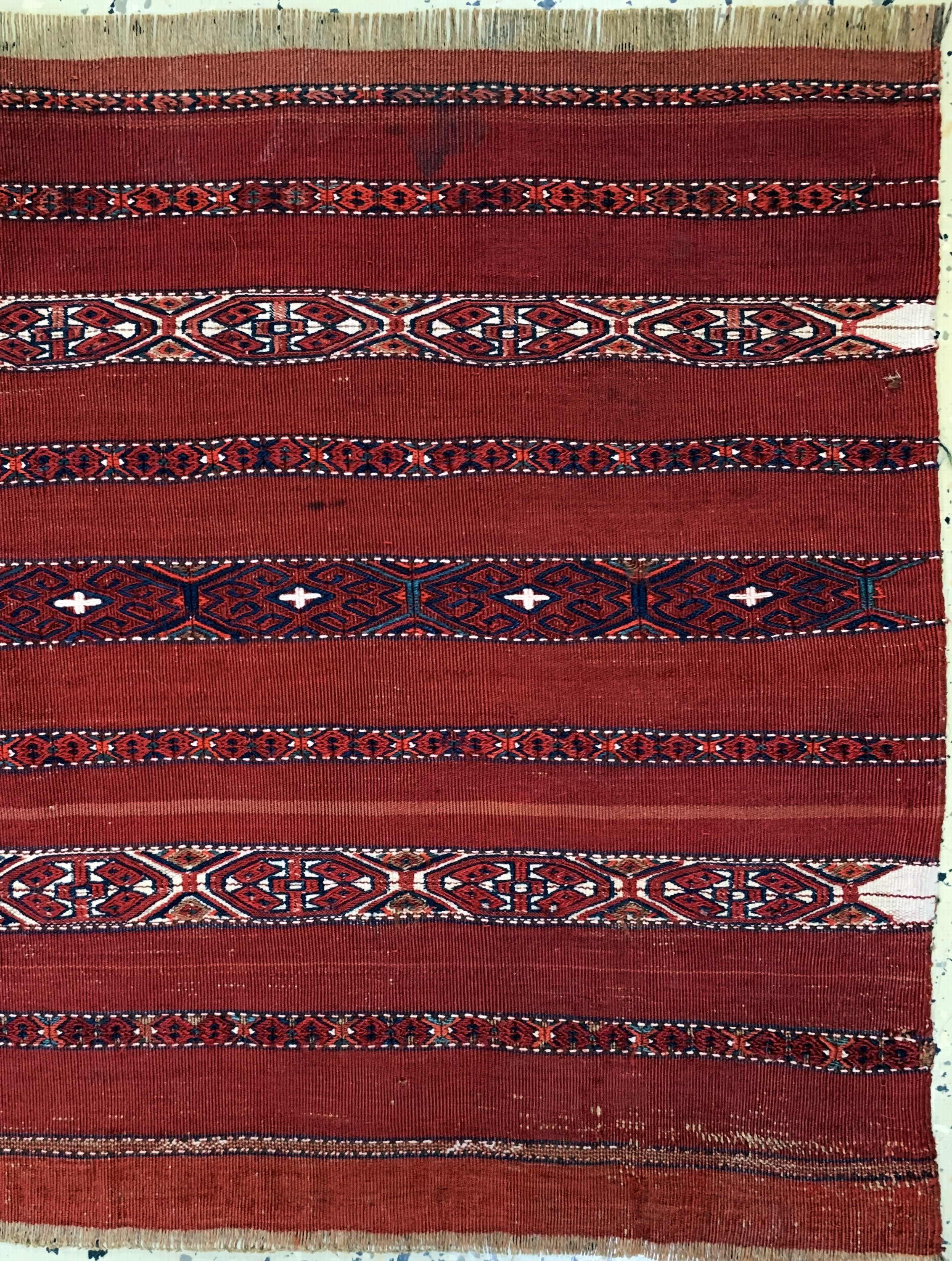 Detail a: Konvolut aus Tschowal & Schahsawan , Turkmenistan & Persien, ca. 110 x 60 cm, & ca.80 x 62 cm, EHZ: 2