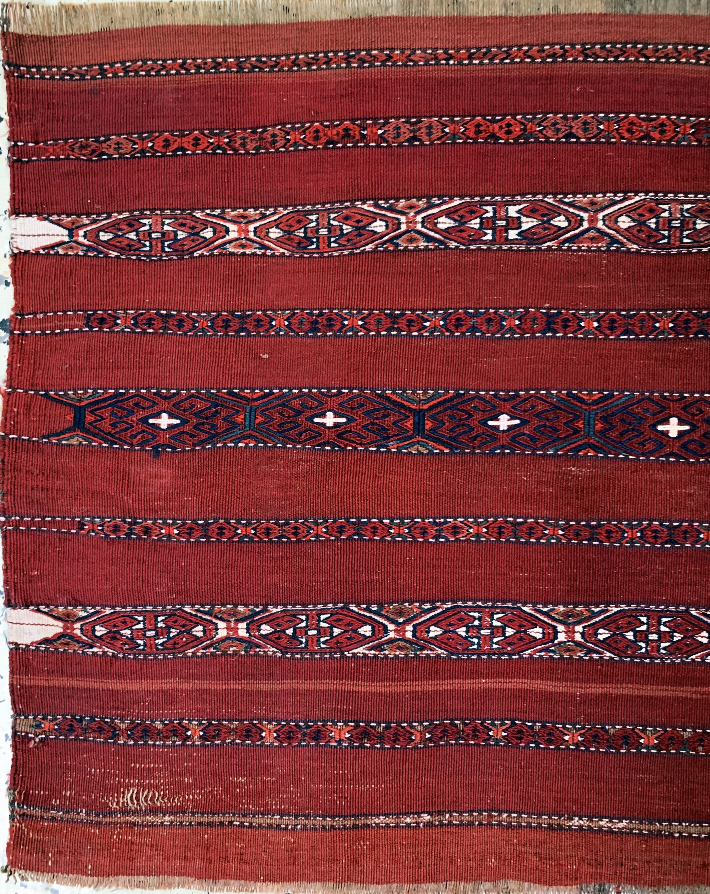 Detail b: Konvolut aus Tschowal & Schahsawan , Turkmenistan & Persien, ca. 110 x 60 cm, & ca.80 x 62 cm, EHZ: 2