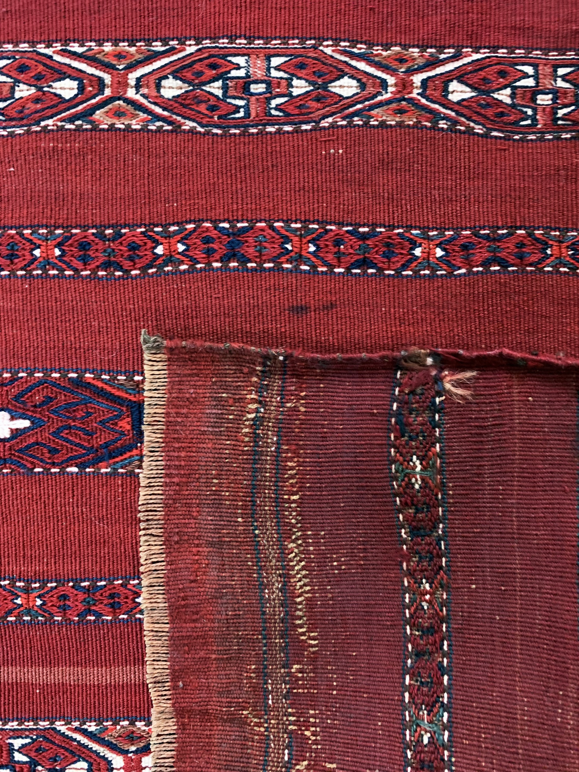Detail c: Konvolut aus Tschowal & Schahsawan , Turkmenistan & Persien, ca. 110 x 60 cm, & ca.80 x 62 cm, EHZ: 2