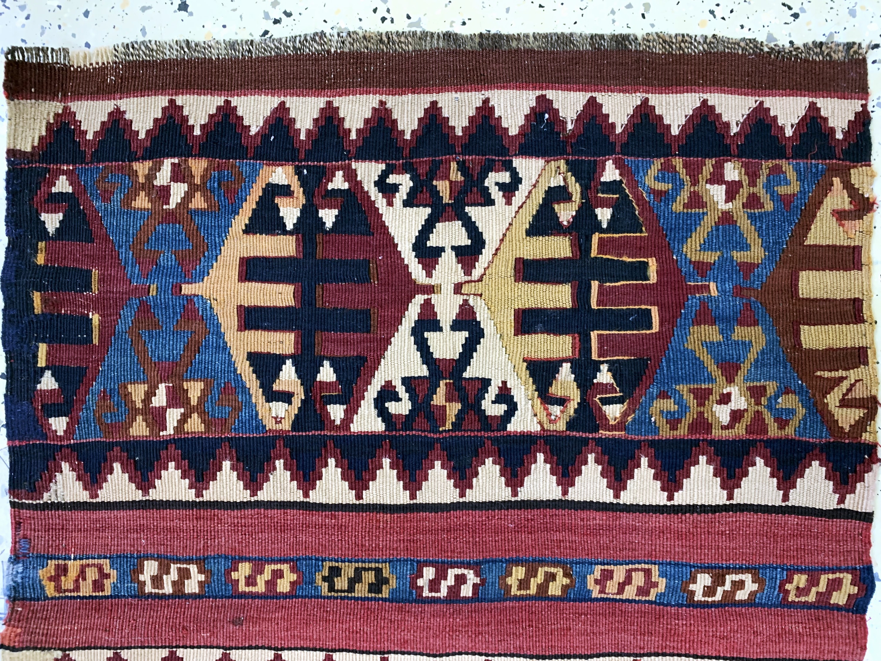 Detail d: Konvolut aus Tschowal & Schahsawan , Turkmenistan & Persien, ca. 110 x 60 cm, & ca.80 x 62 cm, EHZ: 2