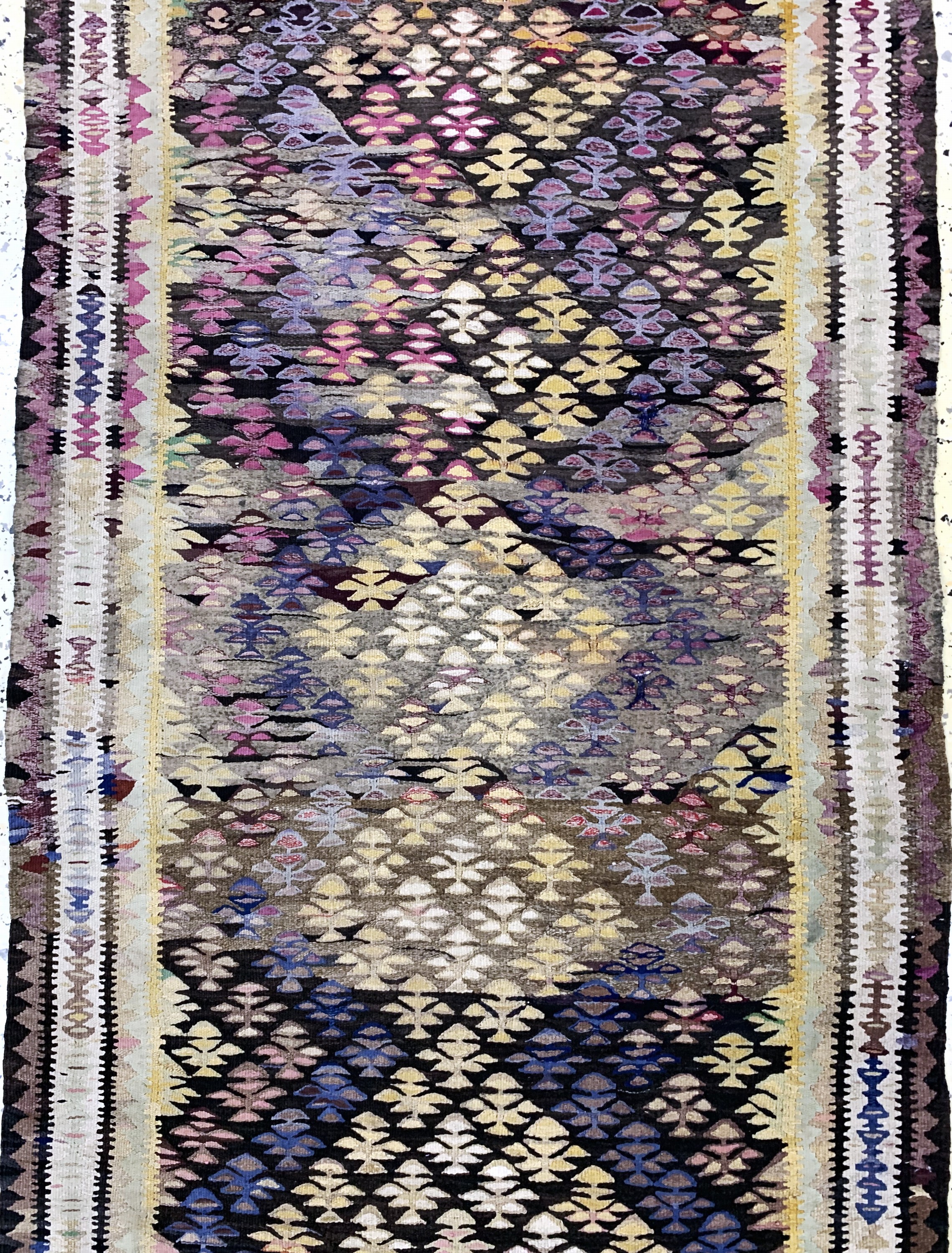 Detail b: Bidjar Kelim, Persien, Anfang 20.Jhd, Wolleauf Baumwolle, ca. 265 x 95 cm, EHZ: 2