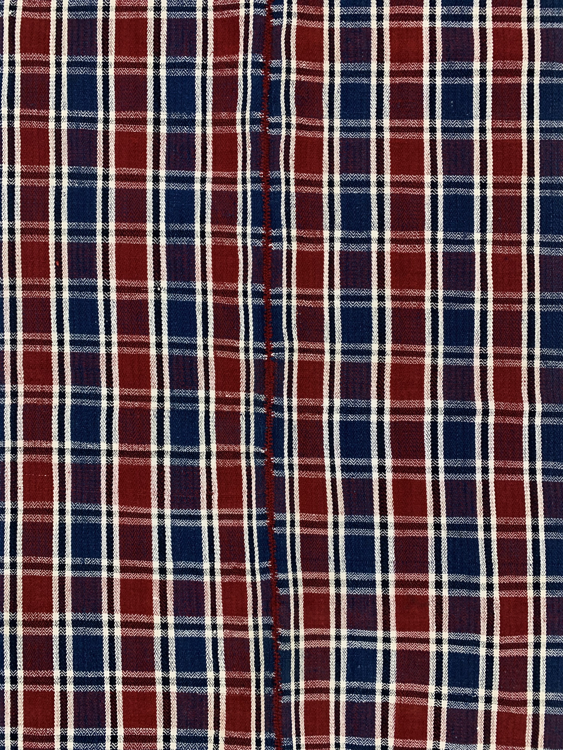 Detail b: Djajim"Nomaden-Decke", Persien, Anfang 20.Jhd, Wolle auf Wolle, ca. 230 x 150 cm, (2 Bahnig), EHZ: 1-2