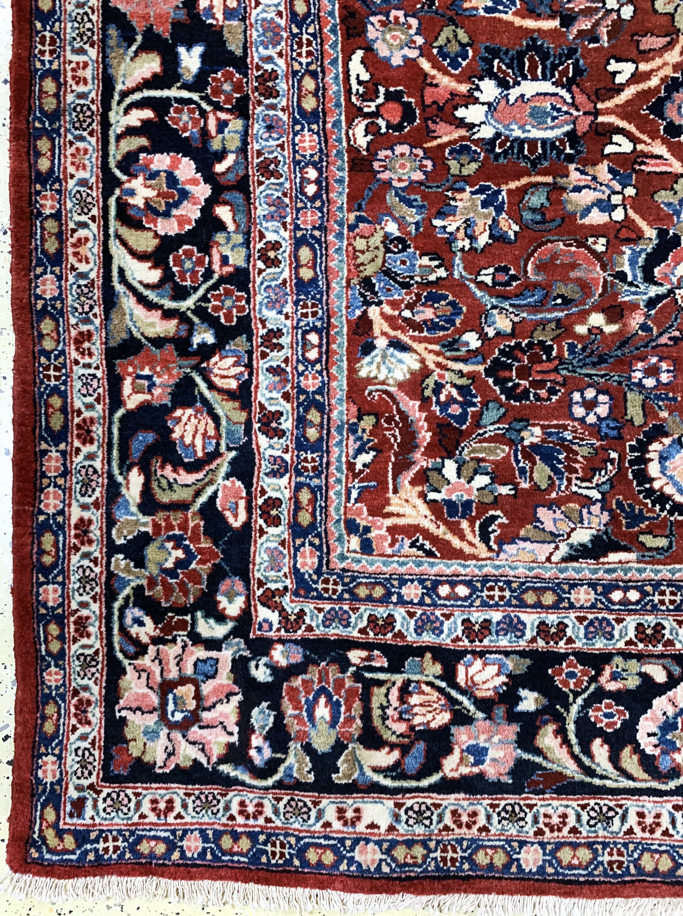 Detail b: Sarogh Mahal alt, Persien, Mitte 20.Jhd, Wolle auf Baumwolle, ca. 364 x 280 cm, EHZ: 2