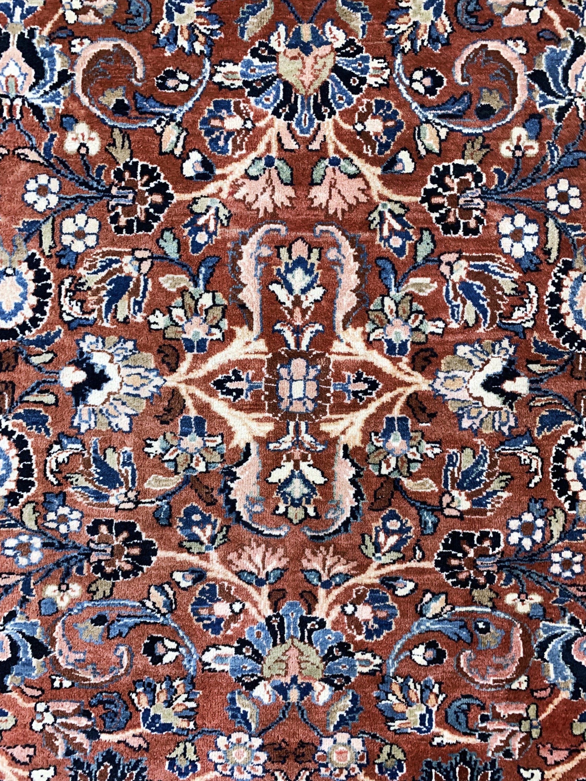 Detail c: Sarogh Mahal alt, Persien, Mitte 20.Jhd, Wolle auf Baumwolle, ca. 364 x 280 cm, EHZ: 2