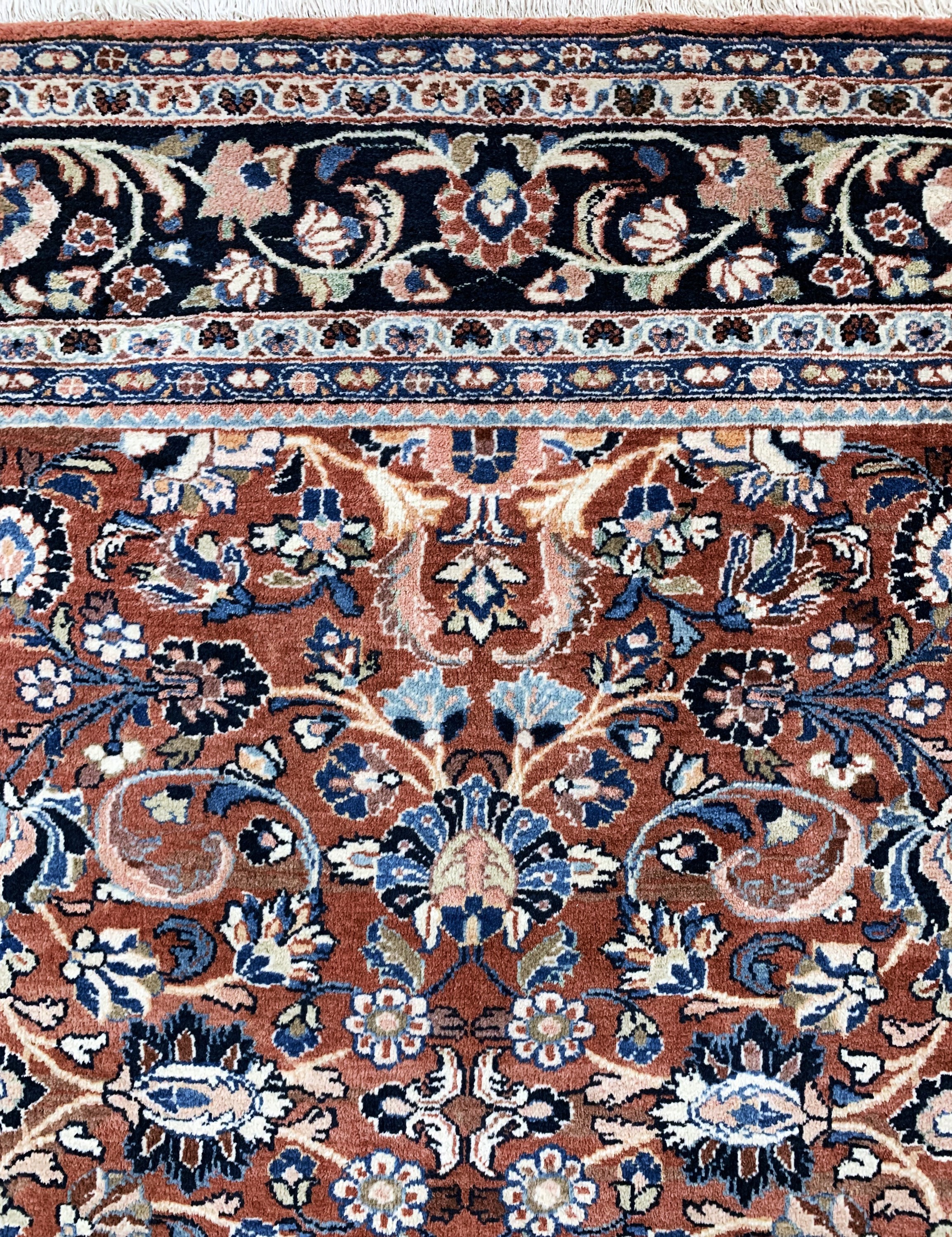 Detail e: Sarogh Mahal alt, Persien, Mitte 20.Jhd, Wolle auf Baumwolle, ca. 364 x 280 cm, EHZ: 2