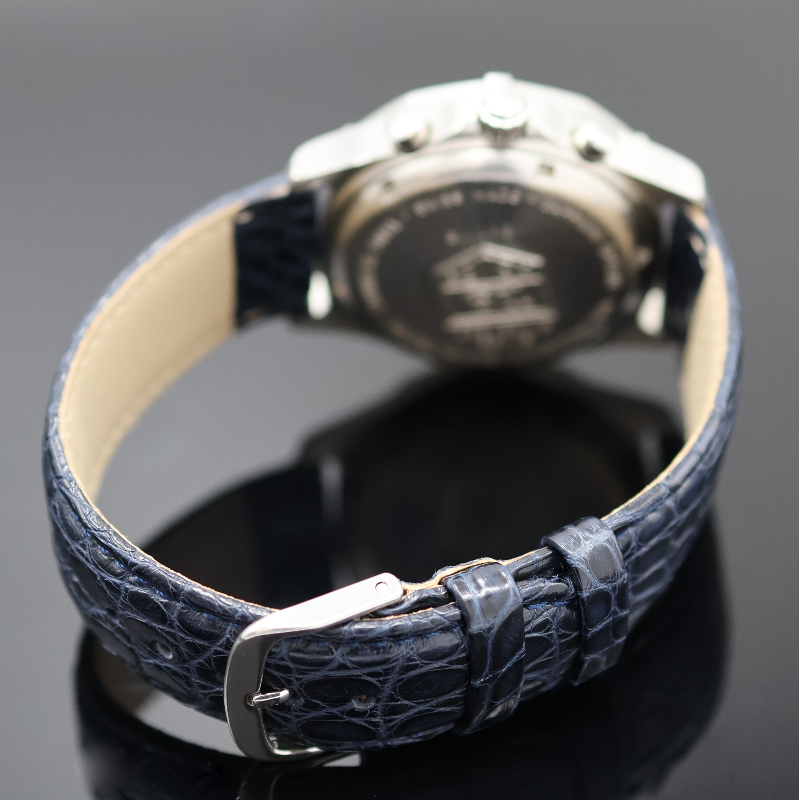 Detail b: TAG HEUER Professional Armbandchronograph in Stahl Referenz CK1112, Schweiz um 1998, Boden und Krone verschr., neutr. Lederband, Lünette m. 60er ...