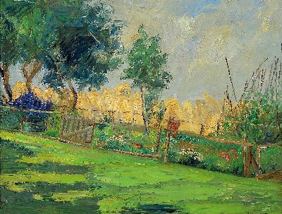 Image 26948508 - Alfred Hofmann-Stollberg, 1882 Oberplanitz bei Zwickau-1962 Dresden, Bauerngarten, ...