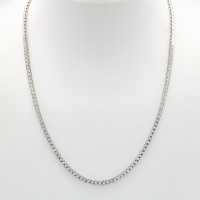 Image Collier mit Brillanten, WG 750/000, Brill. zus. ca. 1.34 ct feines Weiß/si, ...