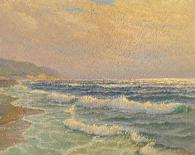 Image 26948560 - Martin Franz (Fräncis-)Glüsing, 1885 Hamburg, - 1956, Marinemaler, Brandung, ...